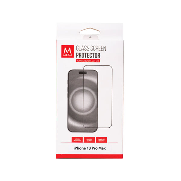 Meko Full Cover Glass Screen Protector for iPhone 14 Plus/13 Pro Max